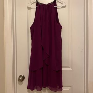 Purple special occasion dress.  Size 16.
